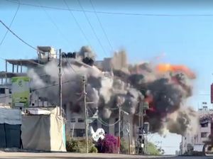 Video: Detik-detik Serangan Udara Israel Hantam Kamp Nuseirat Gaza