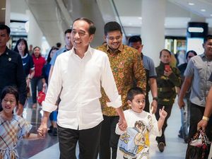 Jokowi Berkunjung ke Medan, Bawa Sedah-Nahyan ke Mal Jokowi Berkunjung ke Medan, Bawa Sedah-Nahyan ke Mal