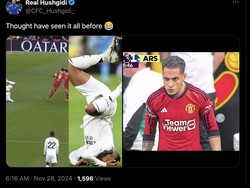 Adegan Mbappe nyungsep dianggap sama ikoniknya dengan aksi Antony melotot, yang acapkali jadi bahan meme. Foto: dok. Internet/X (Twitter)