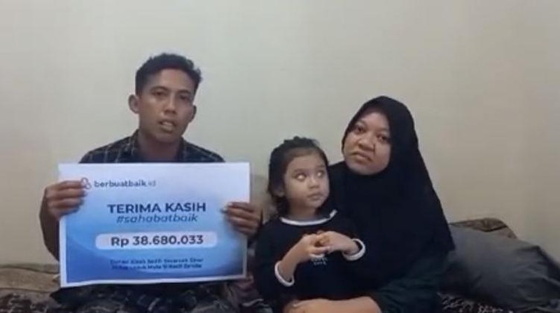 Donasi Sahabat Baik Bantu Kebutuhan Zahida, Bocah dengan Gangguan Penglihatan
