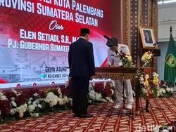 Cheka Virgowansyah Dilantik Jadi Pj Walkot Palembang Gantikan Ucok A Damenta