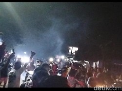 Edi-Weng Deklarasi Kemenangan, Pendukung Mario-Richard Konvoi