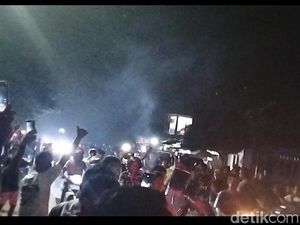 Edi-Weng Deklarasi Kemenangan, Pendukung Mario-Richard Konvoi Edi-Weng Deklarasi Kemenangan, Pendukung Mario-Richard Konvoi