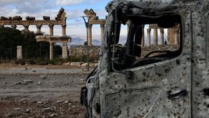 Melihat Reruntuhan Kuil Romawi di Kota Baalbek Lebanon