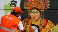 Mural Budaya Perindah Wajah Kota Jakarta