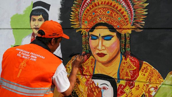 Mural Budaya Perindah Wajah Kota Jakarta