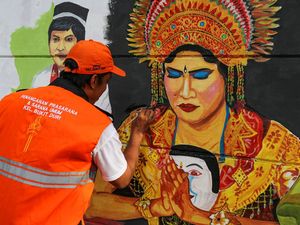 Mural Budaya Perindah Wajah Kota Jakarta