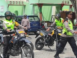 Polisi Bojonegoro Patroli Skala Besar Pantau PPK Rekap Hasil Pilkada