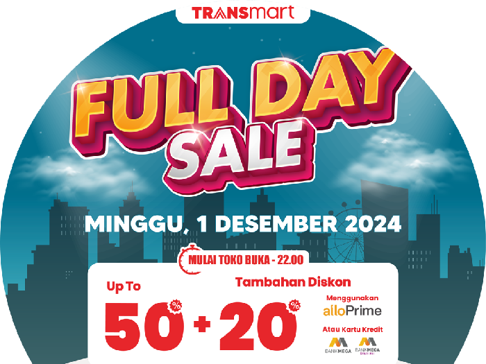 Transmart Full Day Sale 1 Desember 2024