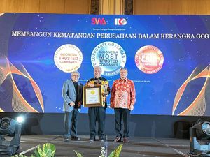 Bank Sumsel Babel Raih Penghargaan Trusted Company dari IICG