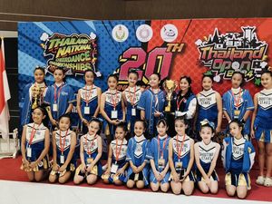 Video: Kerja Keras Cheerleader Junior Indonesia yang Juarai Thailand Open 2024 Video: Kerja Keras Cheerleader Junior Indonesia yang Juarai Thailand Open 2024