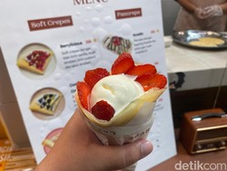 Mencicipi Dessert Kekinian dalam Pasar, Ada Onde Isi Cokelat dan Soft Crepes