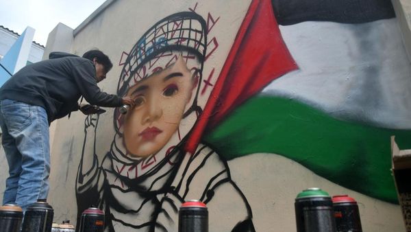 Mural untuk Palestina di Bogor Suarakan Perjuangan dan Perdamaian