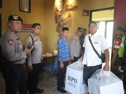 Patroli Skala Besar di Mojokerto Amankan Rekapitulasi Tingkat PPK