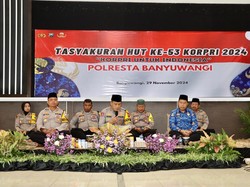 Bawa Pesan Prabowo, Polresta Banyuwangi Peringati HUT ke-53 KORPRI