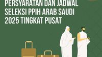 Seleksi PPIH Arab Saudi 2025 Tingkat Pusat, Persyaratan dan Jadwal Seleksi
