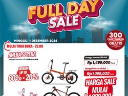 Obral Aneka Sepeda Murah Meriah di Transmart Full Day Sale Besok