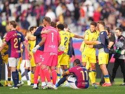 Las Palmas Rusak Pesta Ulang Tahun Barcelona