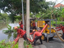 Banjir di Legian, Dinas PUPR Kerahkan Mesin Pompa