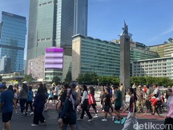 Suasana CFD Sudirman-Thamrin Usai Ditiadakan di Masa Tenang Pilkada