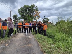 Antisipasi Kecelakaan, KAI Daop 8 Tutup Perlintasan Sebidang di Sidoarjo