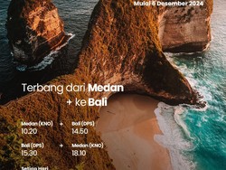 Lion Air Buka Penerbangan Langsung Bali-Medan Tiap Hari