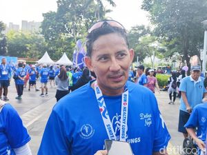 Sandiaga Uno Sorot Udara DKI Bersih 3 Hari Terakhir: Olahraga Lebih Segar Sandiaga Uno Sorot Udara DKI Bersih 3 Hari Terakhir: Olahraga Lebih Segar