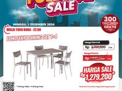 Serbu! Satu Set Meja Makan Diskon hingga Rp 1,5 Juta di Transmart Full Day Sale
