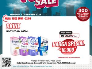 Sabun-Sampo Lebih Murah di Transmart Full Day Sale, Cus! Sabun-Sampo Lebih Murah di Transmart Full Day Sale, Cus!