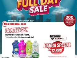 Detergen Cair Cuma Rp 12 Ribuan di Transmart Full Day Sale, Buruan Merapat!