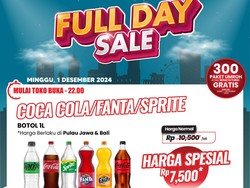 Aneka Minuman Ringan Didiskon Gede-gedean di Transmart Full Day Sale