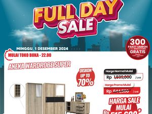 Transmart Full Day Sale! Beli Lemari Bisa Dapat Diskon hingga Rp 1 Juta Transmart Full Day Sale! Beli Lemari Bisa Dapat Diskon hingga Rp 1 Juta