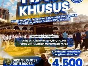 Haji Khusus Kuota Resmi Pemerintah Langsung Dapat Nomor Porsi