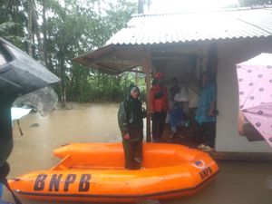 Banjir Terjadi di 6 Kecamatan Pandeglang Banten