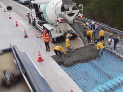 Jelang Nataru, 4 Titik Jalan Tol Lampung Ruas Bakter Diperbaiki