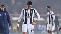 Juventus juga sementara duduk di peringkat keempat Klasemen Liga Italia. Mereka tertinggal delapan poin dari Inter Milan di posisi puncak (Getty Images)