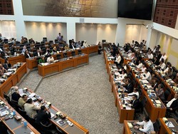 Kompak 7 Menko Kabinet Prabowo Hadiri Rapat Banggar DPR