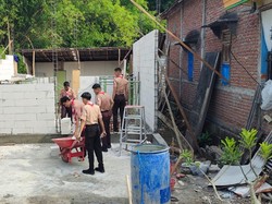 Kwarda Pramuka Jatim Bangun Rumah buat Warga Kurang Mampu di Lamongan