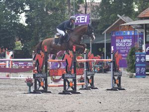 Erwin Yoga Juara FEI Jumping World Cup Sea League 2024 Seri II
