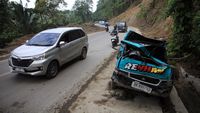 Sempat Tertimbun Longsor, Jalur Medan-Berastagi Bisa Dilalui Lagi