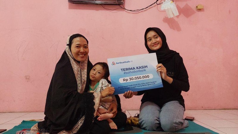 Kesehatan Azka Penderita Cerebral Palsy Makin Baik Berkat Sahabat Baik