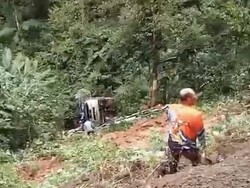 Bus Rute Toraja-Kendari Jatuh di Jurang Palopo, 2 Orang Dilaporkan Tewas
