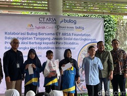 CT ARSA dan Bulog Gelar Aksi Berbagi di Hari Disabilitas Internasional