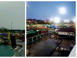 Cuaca Buruk Landa Pelabuhan Bakauheni dan Merak, Penyeberangan Terhambat