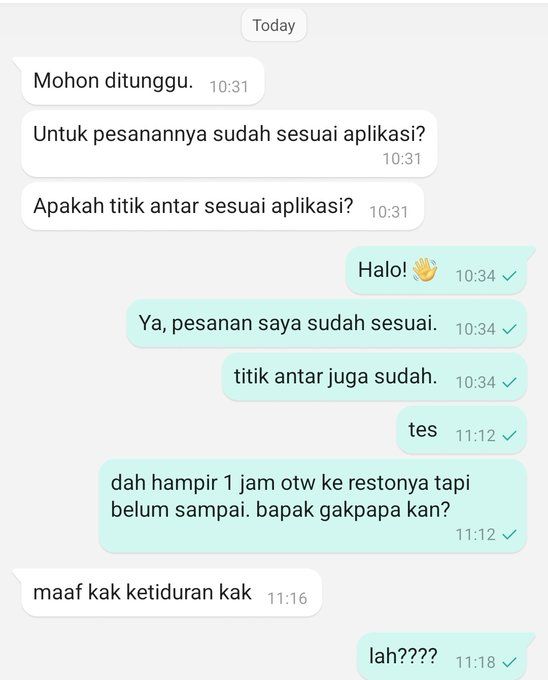 Pengalaman Kocak Dimarahi Sopir Ojol Saat Pesan Makanan