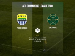 Zhejiang Ungguli Persib 3-1 di Babak Pertama