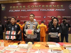 Polres Pelabuhan Priok Sita 60 Kg Ganja Selama November, 4 Kurir Diciduk