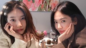 Cantiknya Song Hye Kyo Rayakan Ultah Bareng Suzy, Visualnya Bikin Terpana
