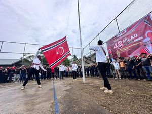 Milad GAM, Upacara Pengibaran Bendera Bulan Bintang Digelar di Lhokseumawe Milad GAM, Upacara Pengibaran Bendera Bulan Bintang Digelar di Lhokseumawe