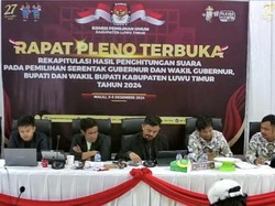 Hasil Pilkada Luwu Timur, Ibas-Puspa Tumbangkan Petahana dengan 88.748 Suara